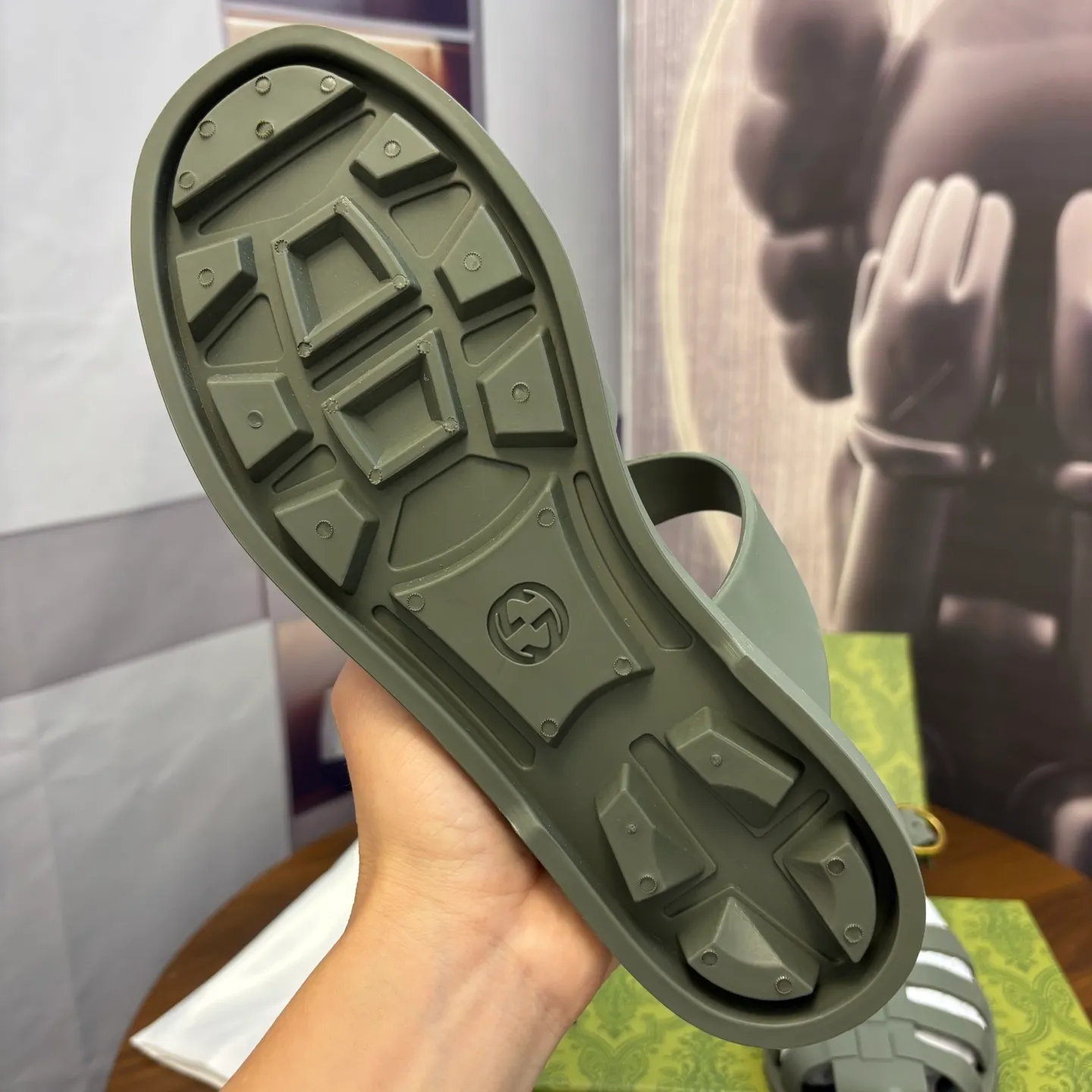 Men's shoes 260💰 [Gucci] Counter quality, top-quality original goods, real photos! Original TPU material, fine workmanship, comfortable; genuine 1:1 replica Size: 38 ~ 46